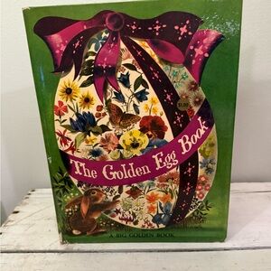 A Big Golden Book 1947, THE GOLDEN EGG BOOK by Wise Brown 1967 Large Hardcover